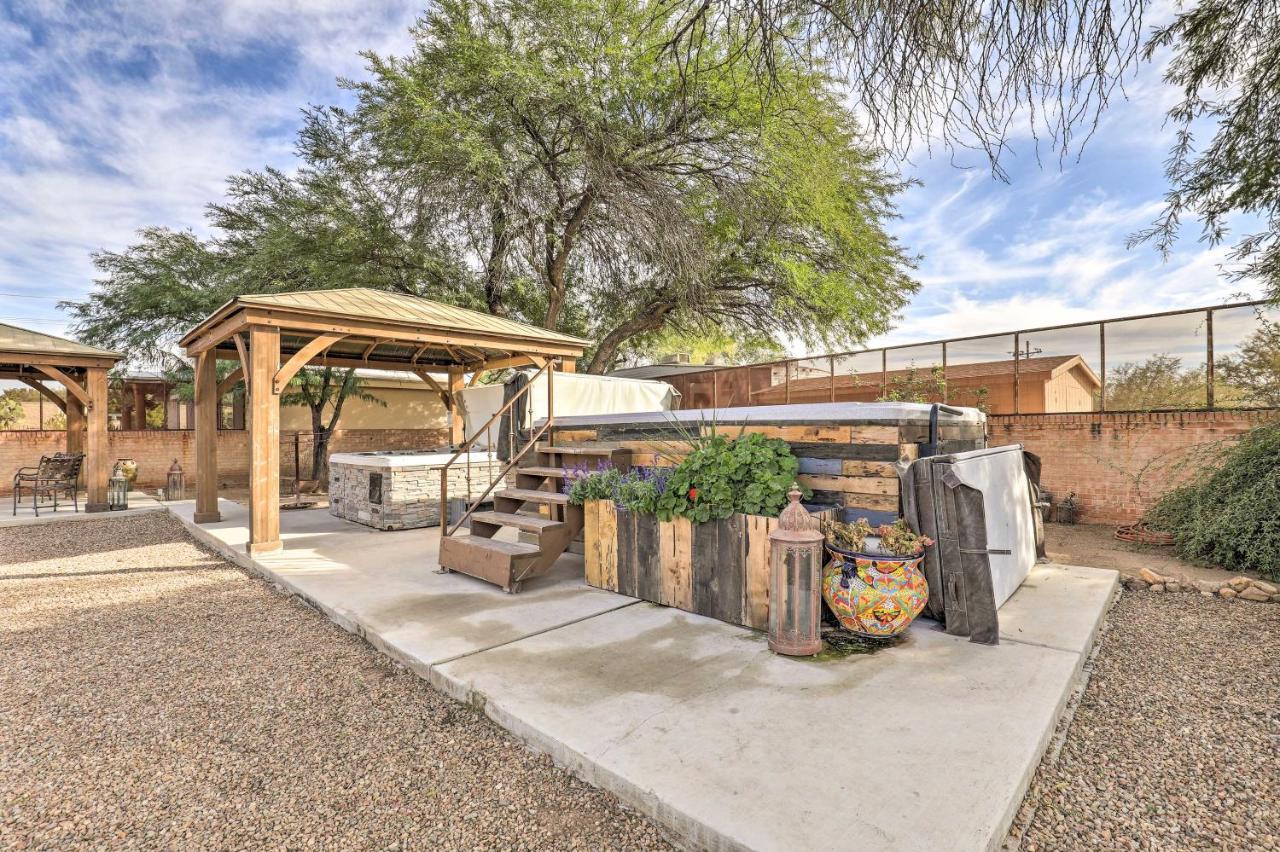 Pet-Friendly Tucson Casita Shared Hot Tub And Porchヴィラ エクステリア 写真