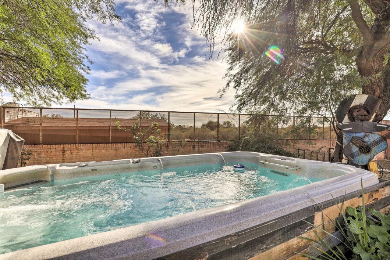 Pet-Friendly Tucson Casita Shared Hot Tub And Porchヴィラ エクステリア 写真